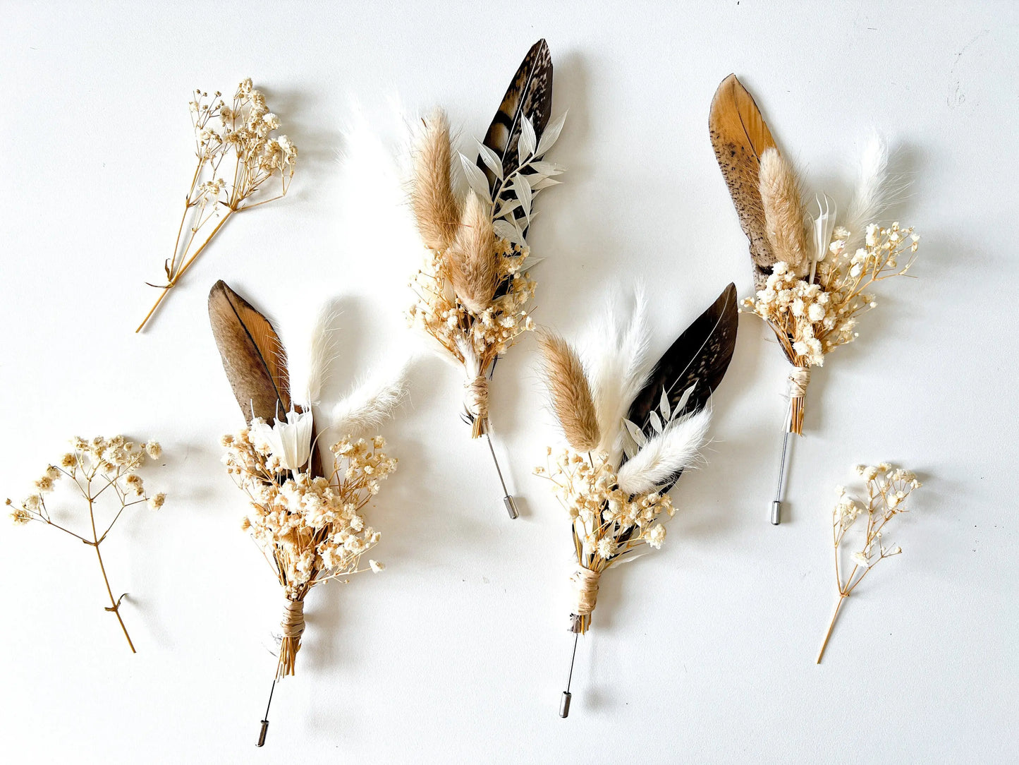 Custom Wedding Boutonnieres - Withered Whimsy Boutonniere