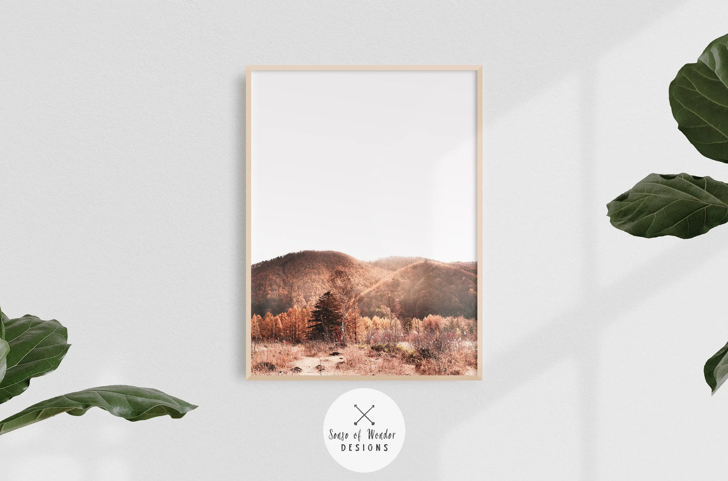 Fall Mountain Landscape Photography, Modern Art Print, Instant Digital Download, Fall Nature Print, Rustic, Farmhouse and Cabin Decor