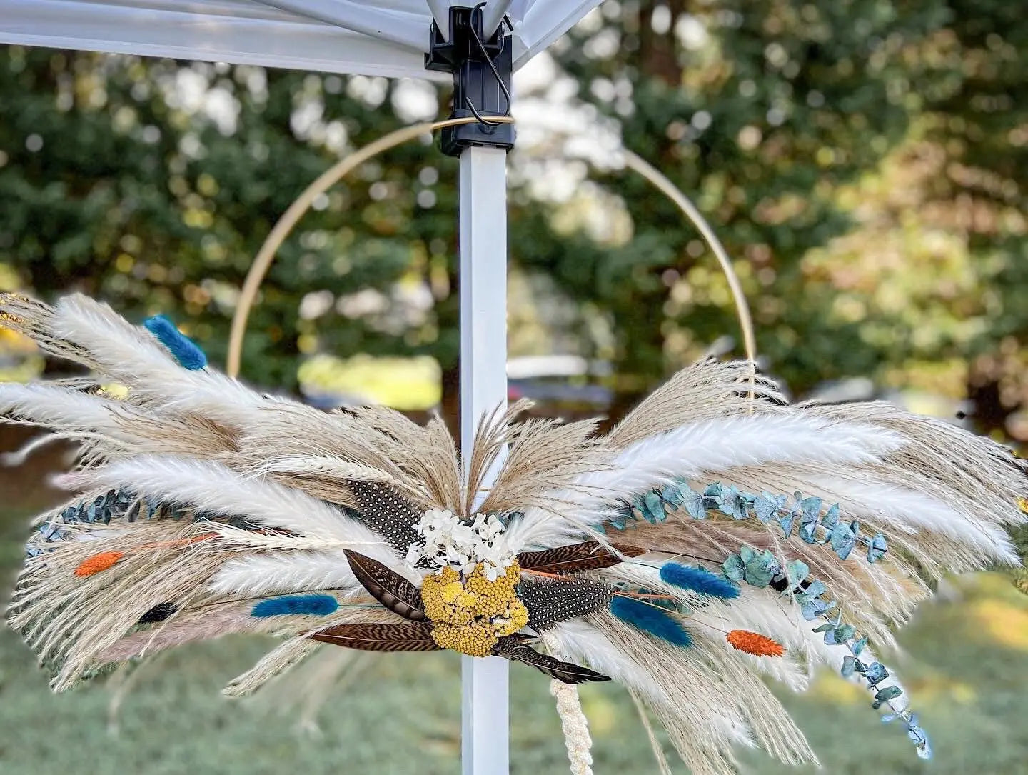 Floral Hoop - Withered Whimsy Boutonniere