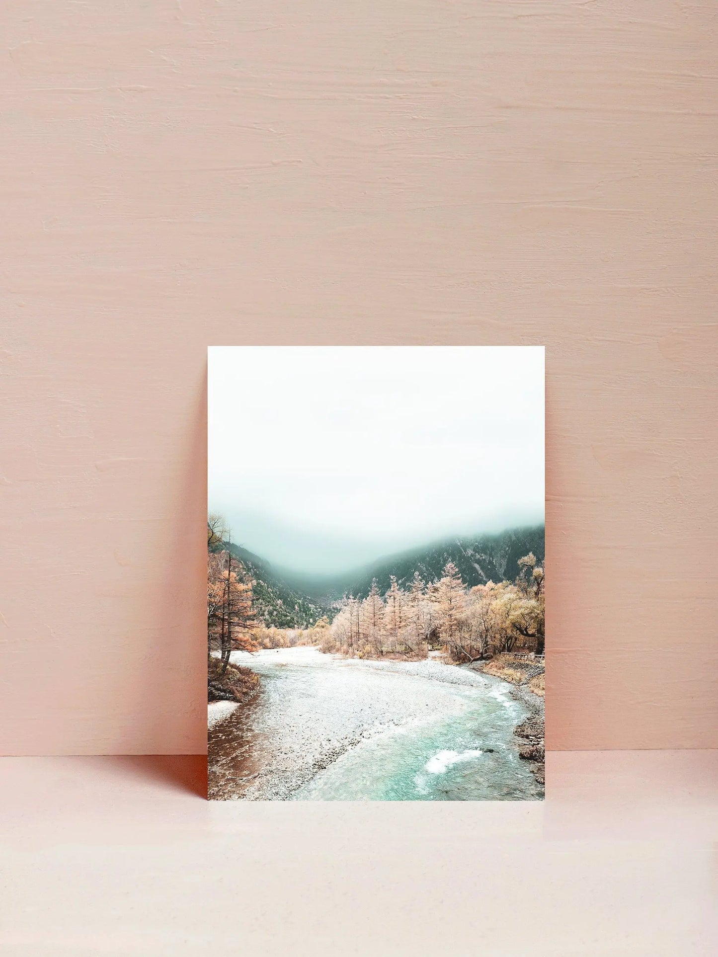 Foggy Forest Print Digital Download, Printable Rustic Fall Mountain Print, Instant Download Framable Print, Travel Photography, Japan Nature