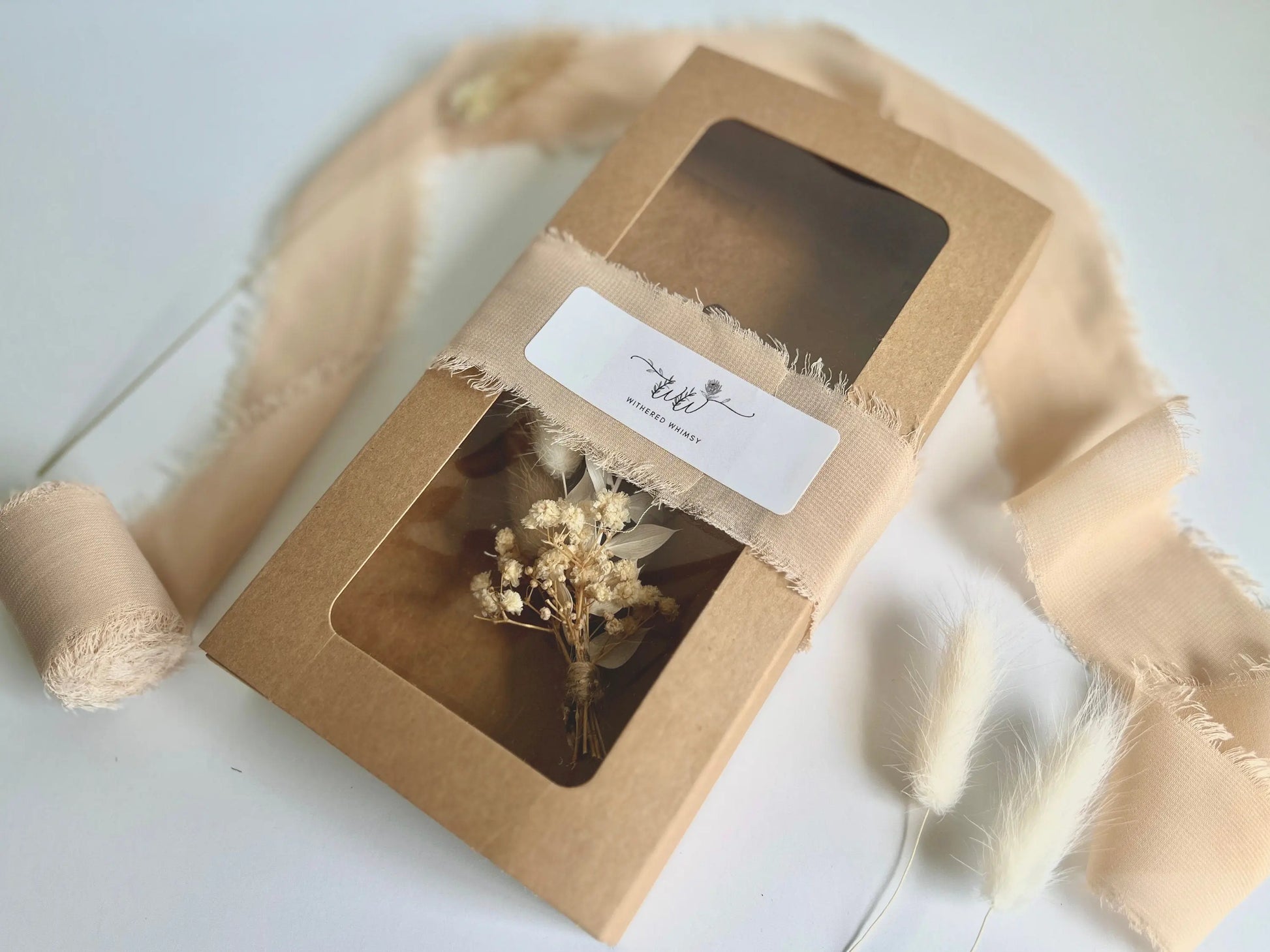 Add a gift box - gift/storage box for boutonnieres and hat feathers - Withered Whimsy Craft Box