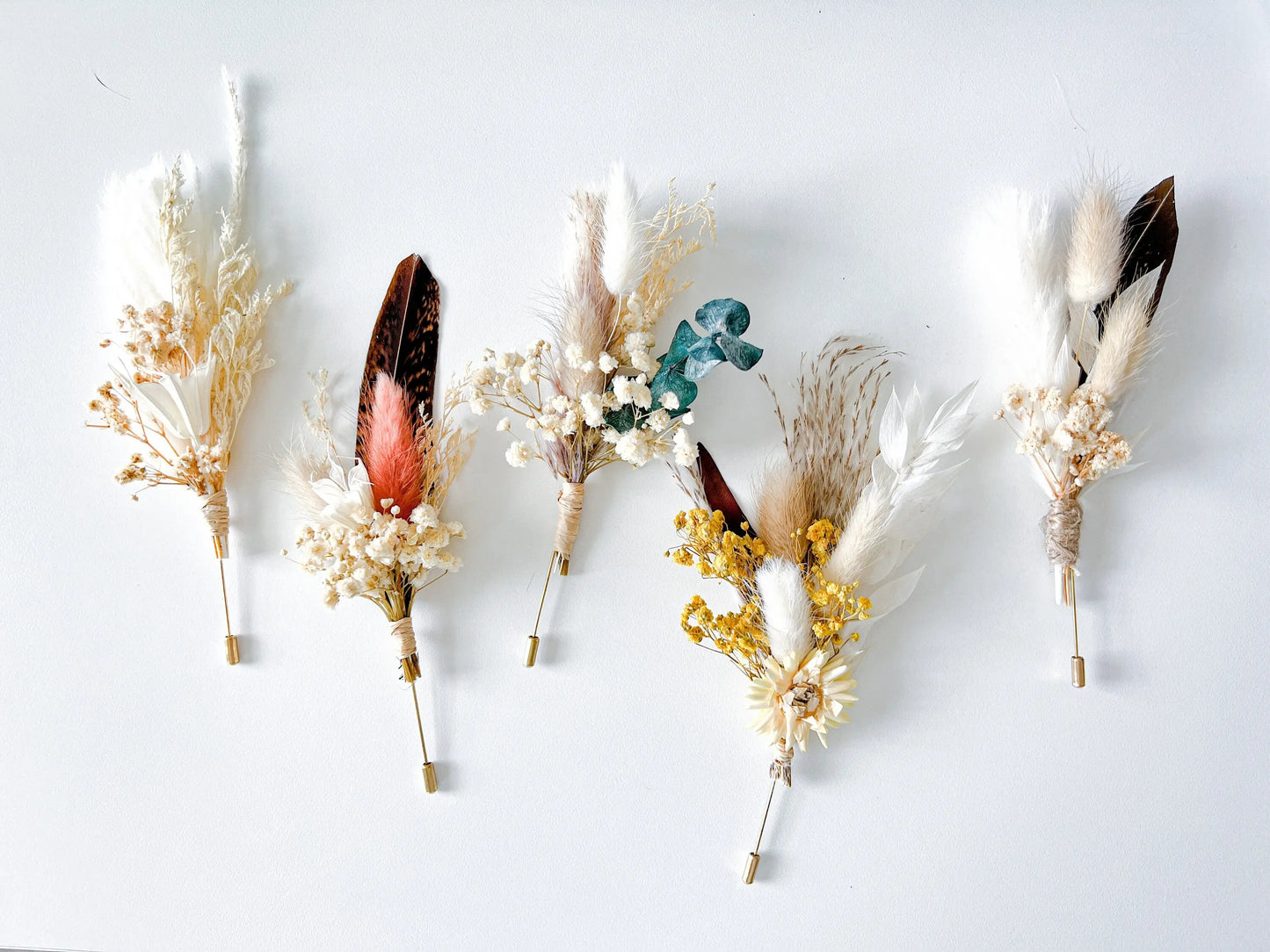 Boutonniere - Eucalyptus - Withered Whimsy Boutonniere