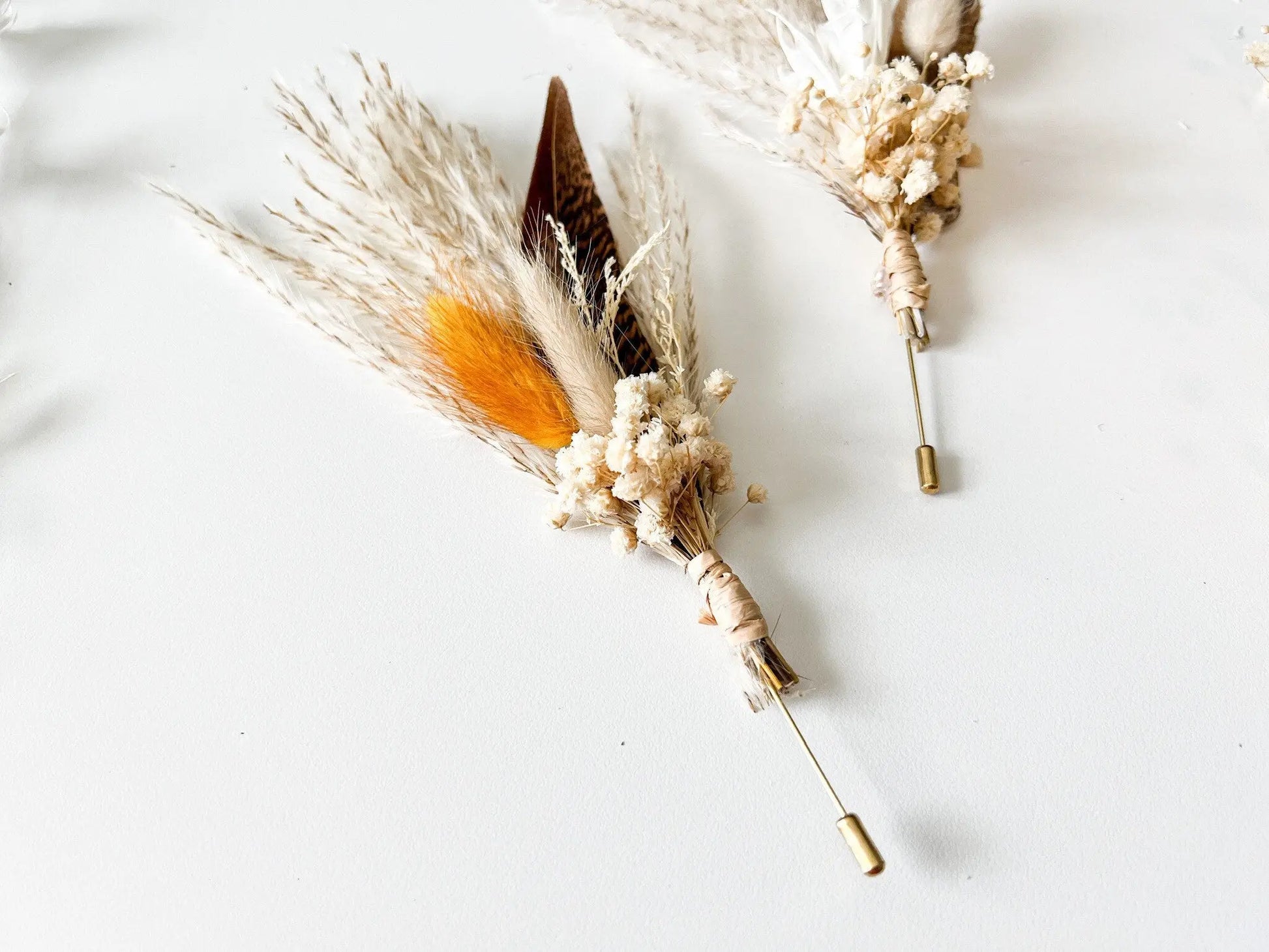 Boutonniere Set - Bold - Withered Whimsy Boutonniere