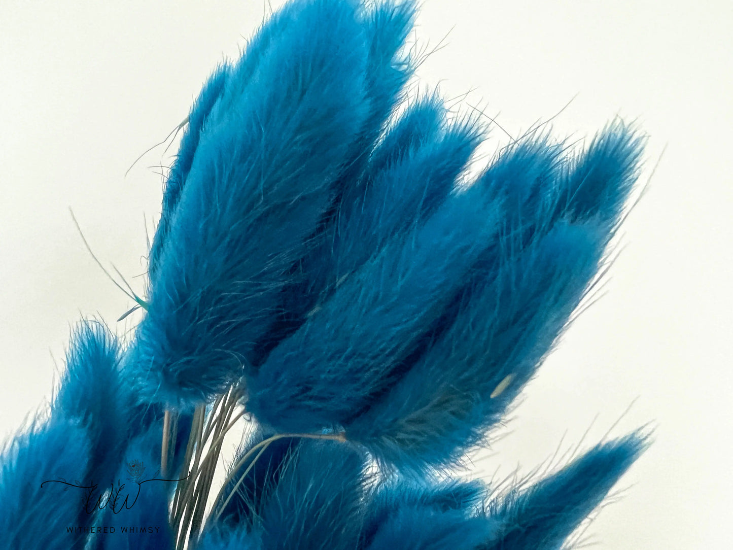 Bunny Tails - Blue - Withered Whimsy Bunny Tails