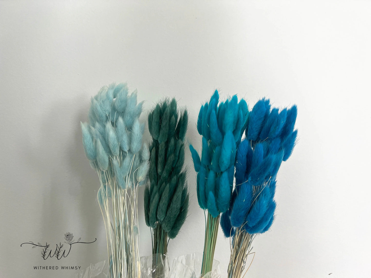 Bunny Tails - Blue - Withered Whimsy Bunny Tails