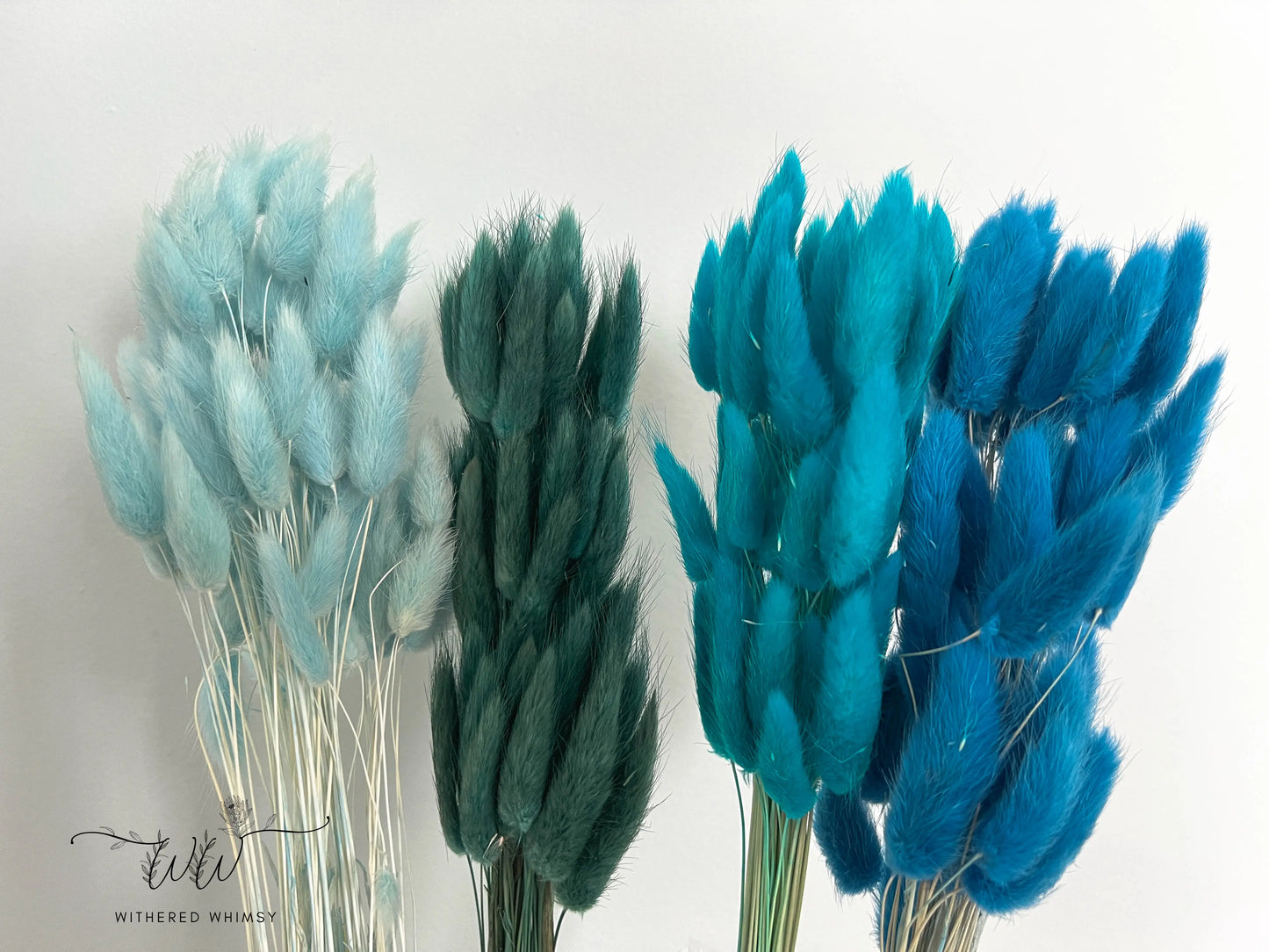 Bunny Tails - Boho Blue - Withered Whimsy Bunny Tails