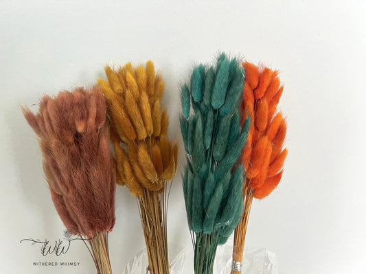 Bunny Tails - Boho Colors - Withered Whimsy Bunny Tails