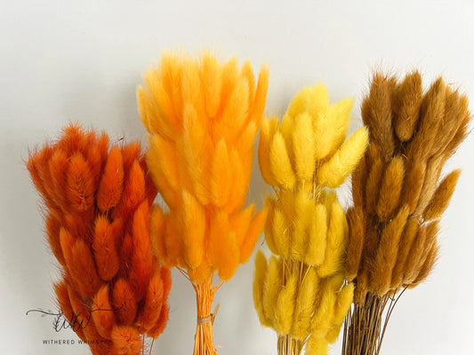 Bunny Tails - Warm Fall Colors - Withered Whimsy Bunny Tails