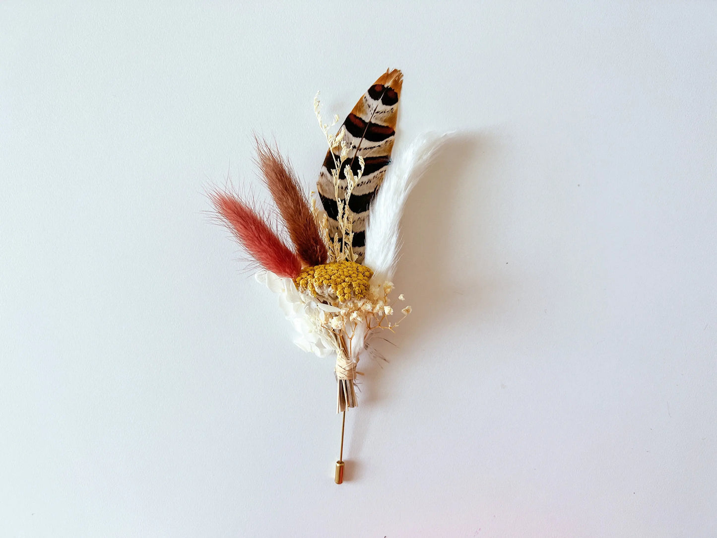 Custom Dried Flower Boutonniere Set - Withered Whimsy Boutonniere