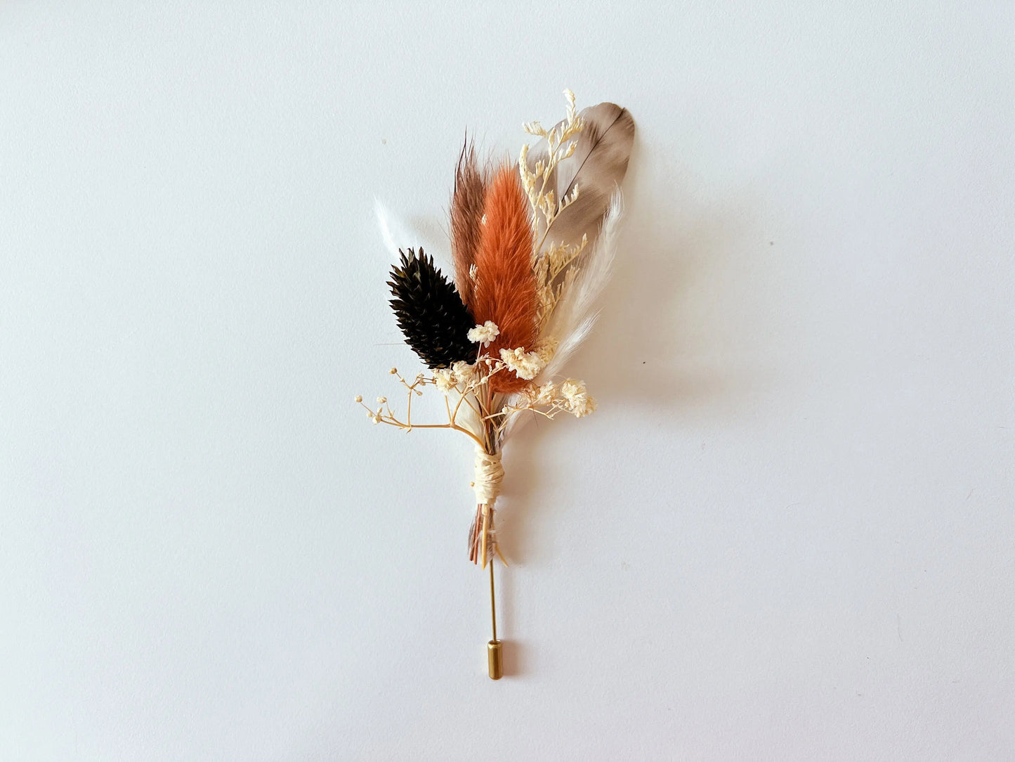 Custom Dried Flower Boutonniere Set - Withered Whimsy Boutonniere