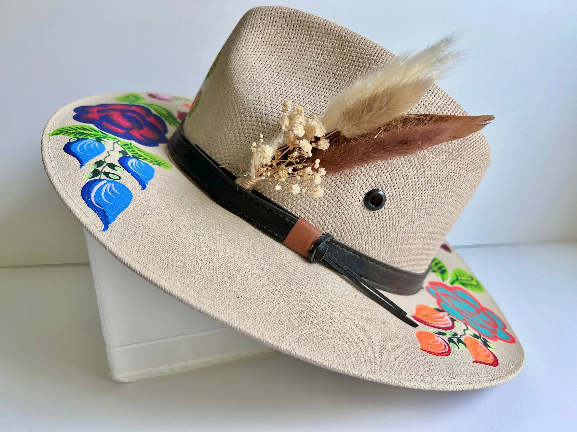 Hat feathers - Rustic Brown - Withered Whimsy Hat Feathers