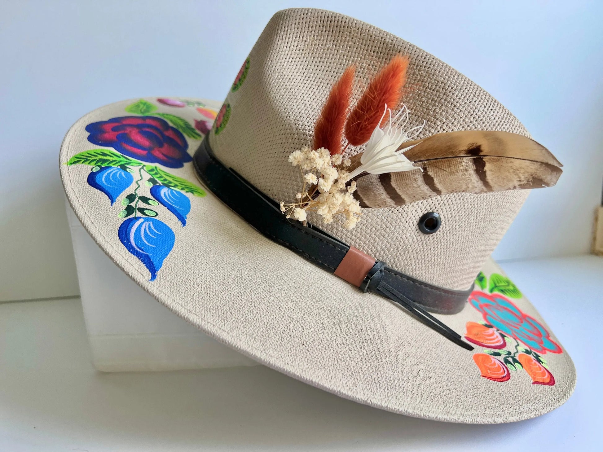 Hat feathers - Sunset - Withered Whimsy Hat Feathers