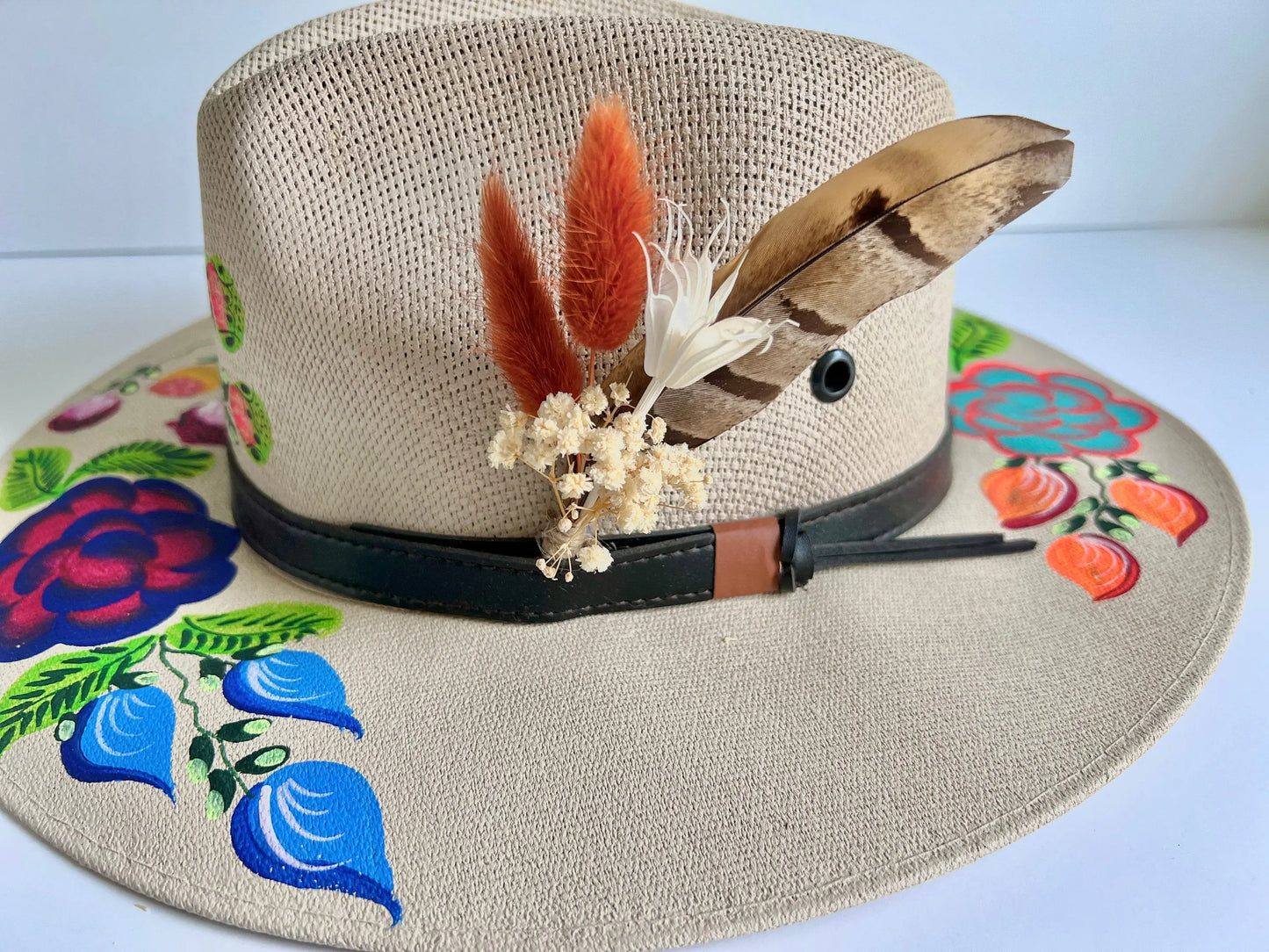 Hat feathers - Sunset - Withered Whimsy Hat Feathers